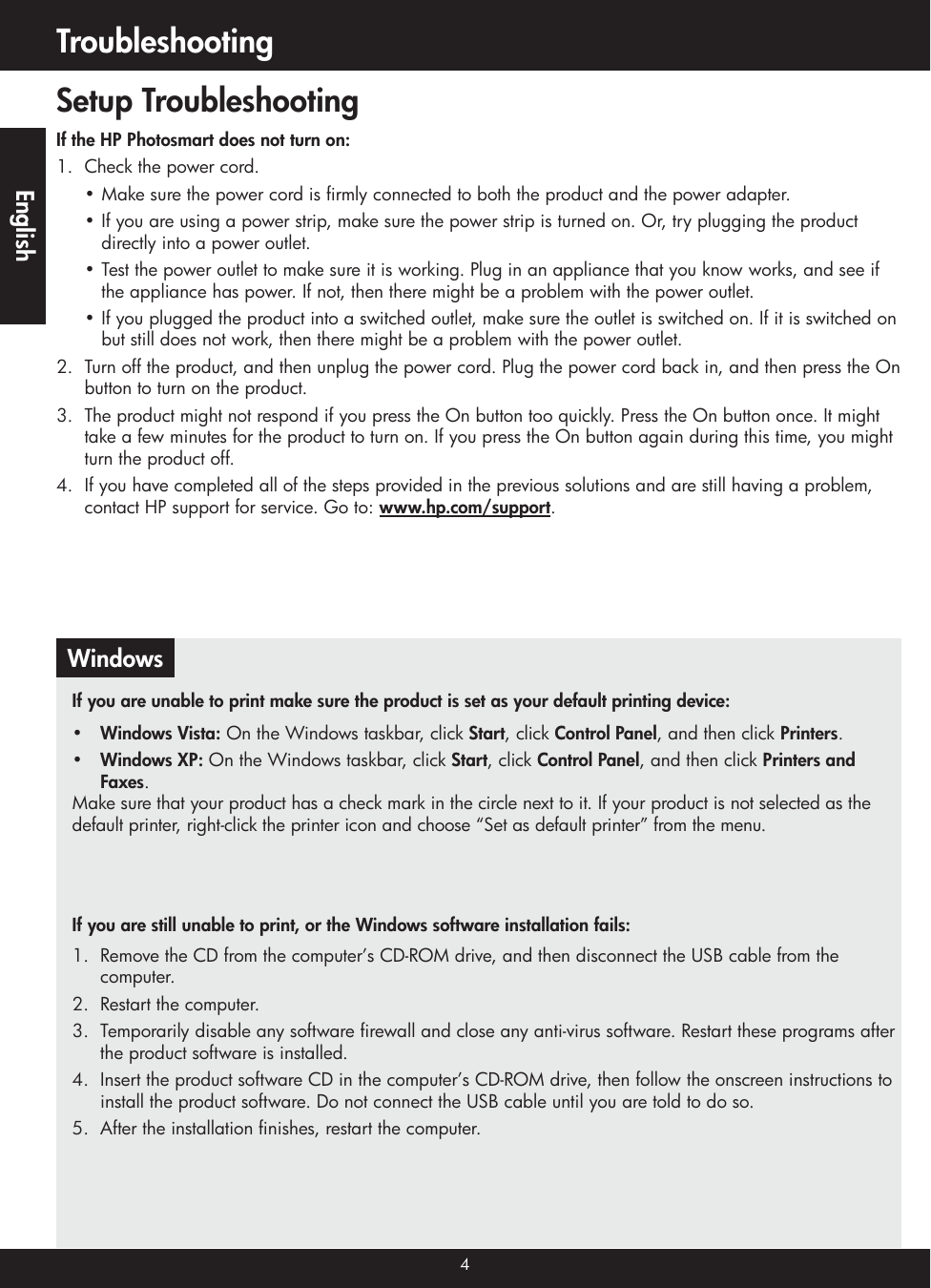 Page 4 of 8 - Hp Hp-Photosmart-C4740-All-In-One-Printer-Reference-Guide-  Hp-photosmart-c4740-all-in-one-printer-reference-guide