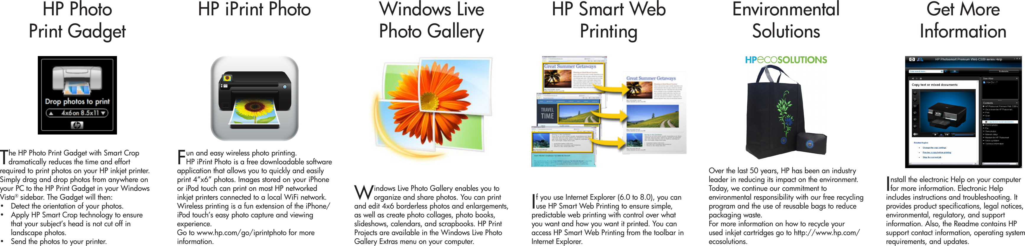 Page 1 of 2 - Hp Hp-Photosmart-Premium-Touchsmart-Web-All-In-One-Printer-C309N-Data-Sheet-  Hp-photosmart-premium-touchsmart-web-all-in-one-printer-c309n-data-sheet