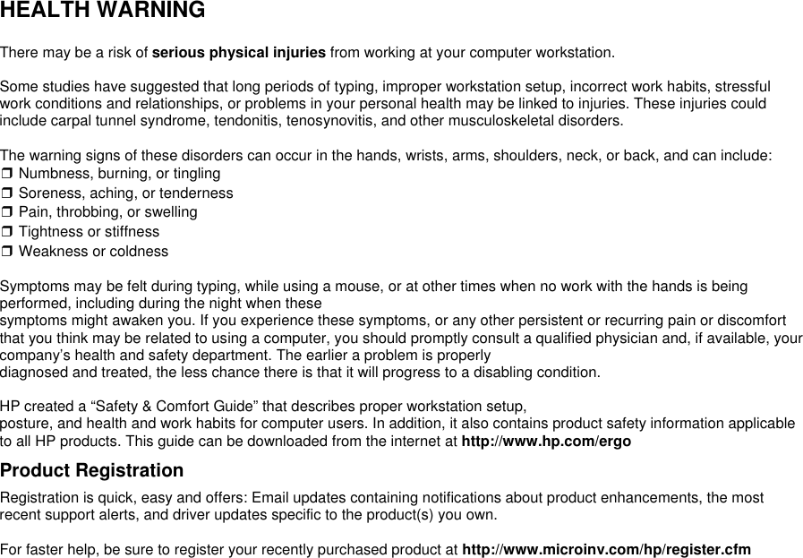 Page 2 of 11 - Hp Hp-Pp034Aa-Aba-Users-Manual- Optical 5-button USB Mouse  Hp-pp034aa-aba-users-manual