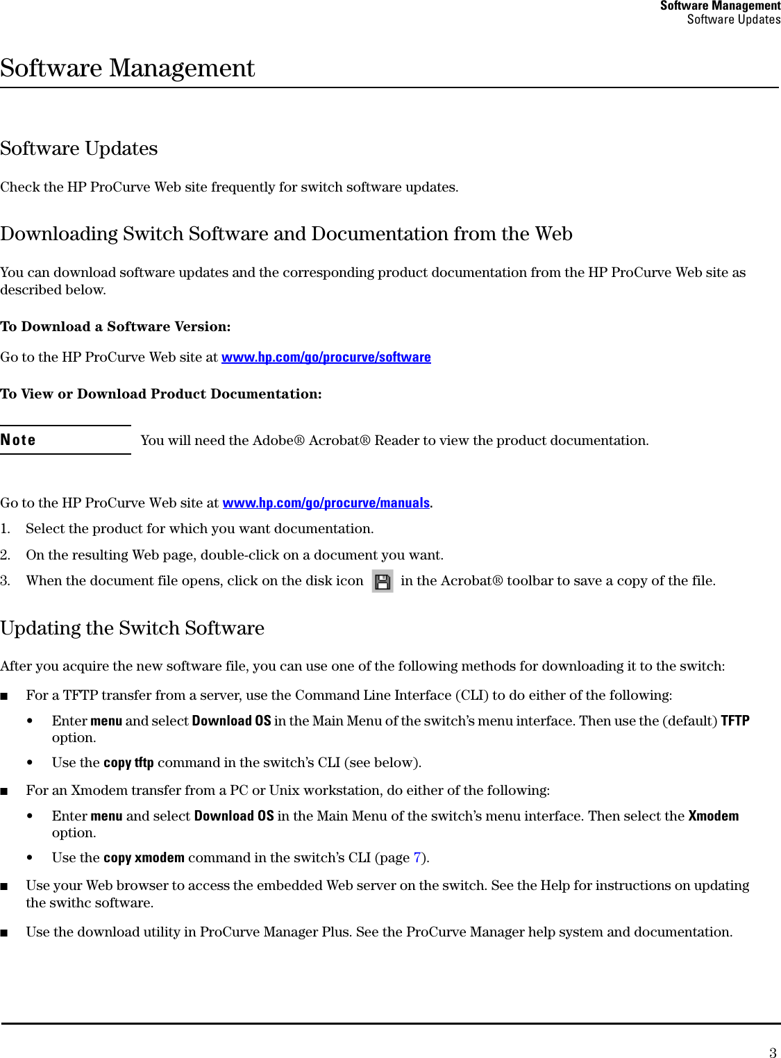 Page 3 of 10 - Hp Hp-Procurve-2520G-Users-Manual- Release Notes  Hp-procurve-2520g-users-manual