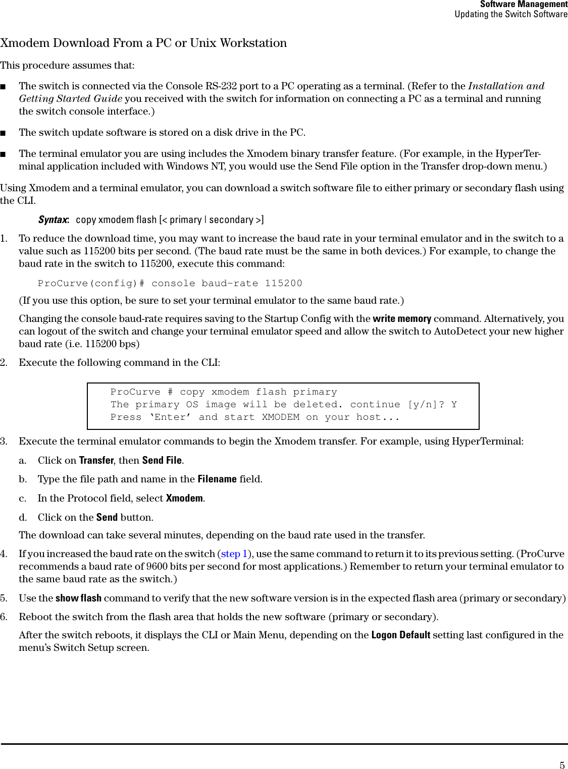 Page 5 of 10 - Hp Hp-Procurve-2520G-Users-Manual- Release Notes  Hp-procurve-2520g-users-manual