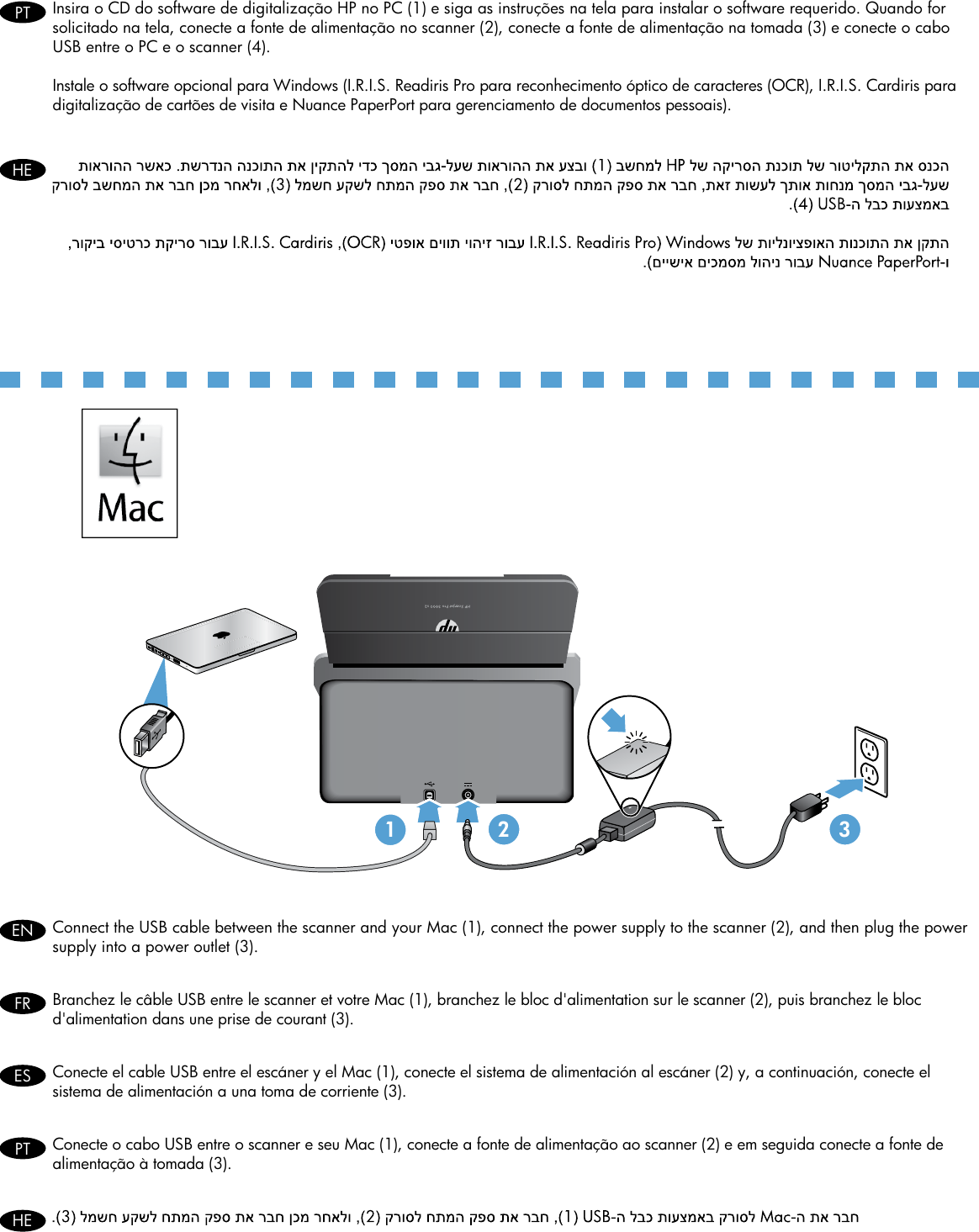 Page 4 of 8 - Hp Hp-Scanjet-3000-S2-Sheet-Feed-Scanner-Installation-Manual-  Hp-scanjet-3000-s2-sheet-feed-scanner-installation-manual