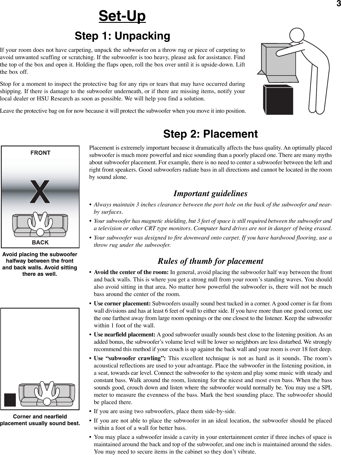 Hsu Research Vtf 2 Users Manual