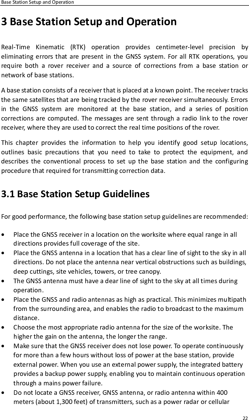 Page 22 of Huace Navigation Technology A01013 Geodetic GNSS Receiver E91 User Manual User manual