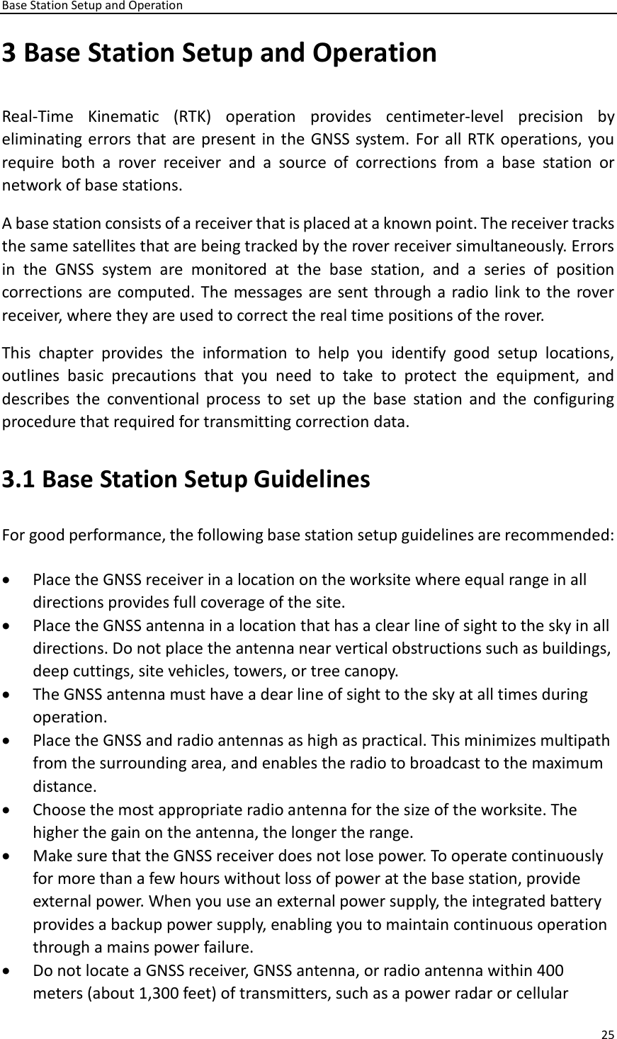 Page 25 of Huace Navigation Technology A01014 Geodetic GNSS Receiver i50U User Manual 