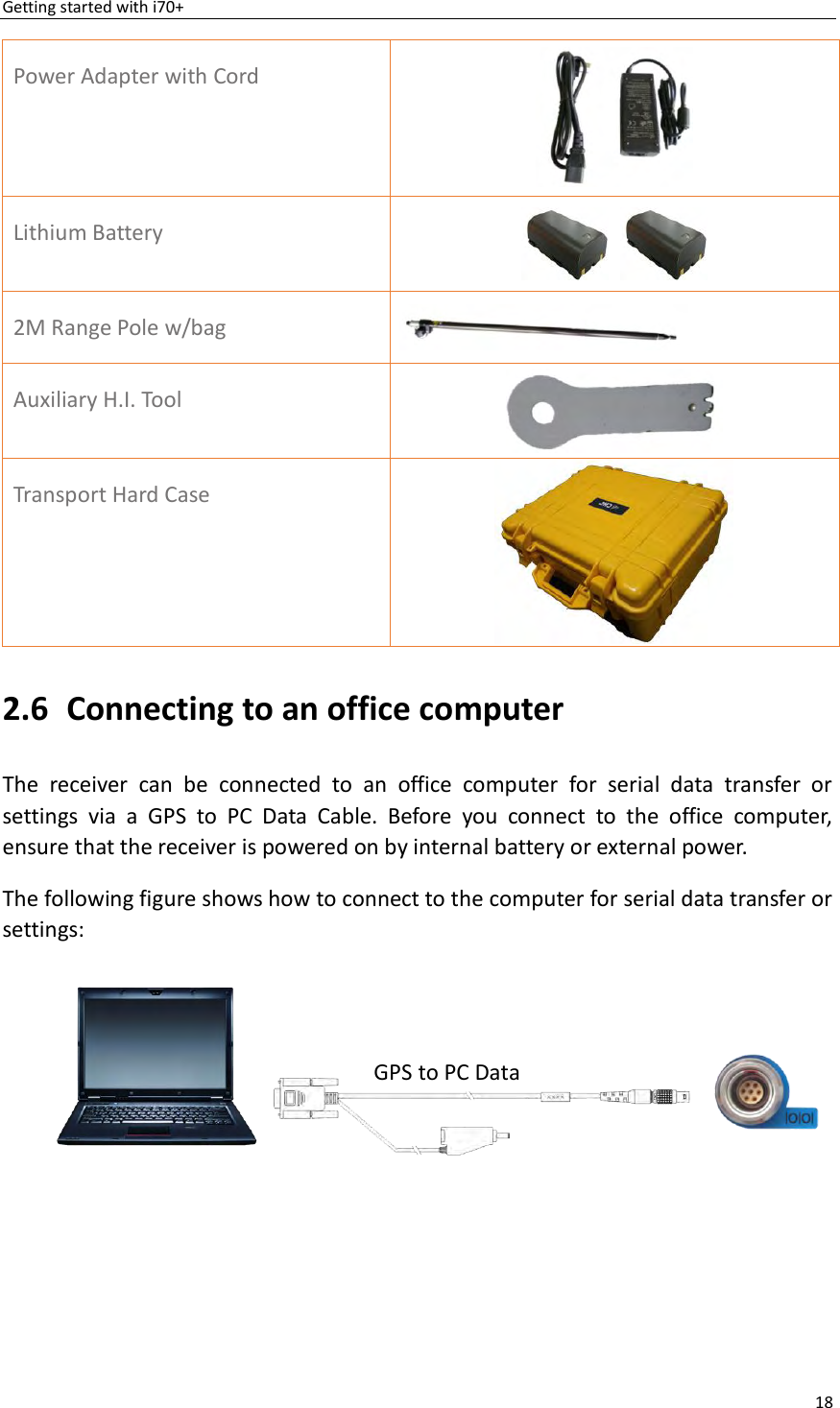 Page 18 of Huace Navigation Technology A01023 GNSS Receiver i70+ User Manual 