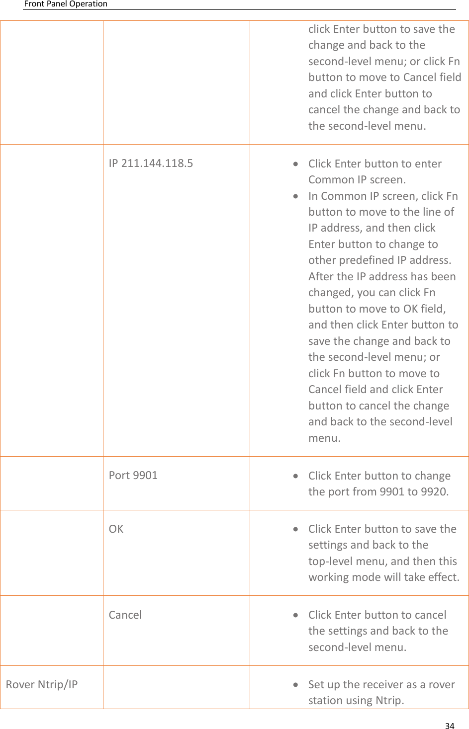 Page 34 of Huace Navigation Technology A01023 GNSS Receiver i70+ User Manual 