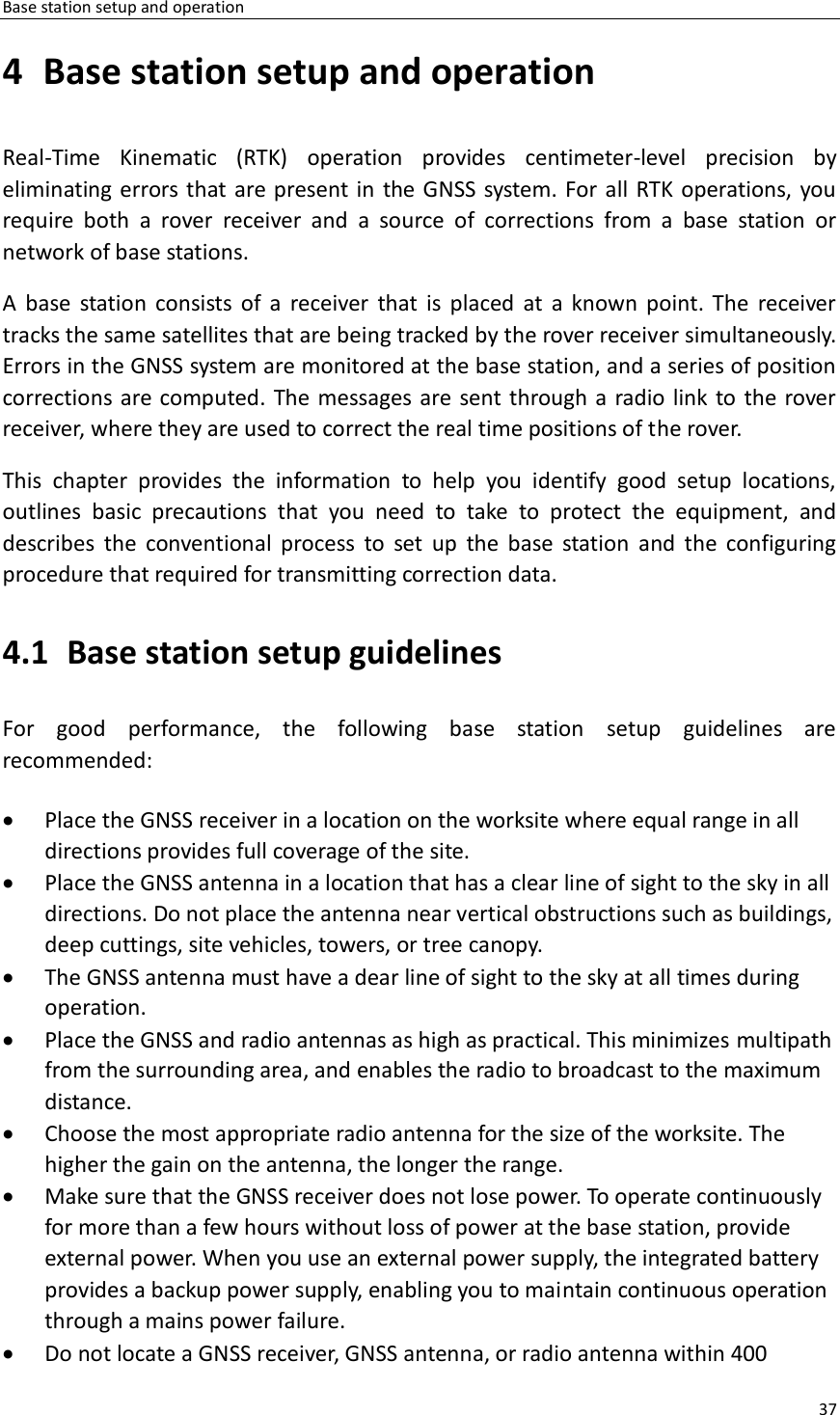 Page 37 of Huace Navigation Technology A01023 GNSS Receiver i70+ User Manual 