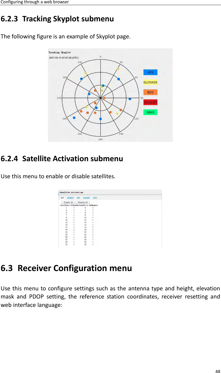 Page 48 of Huace Navigation Technology A01023 GNSS Receiver i70+ User Manual 