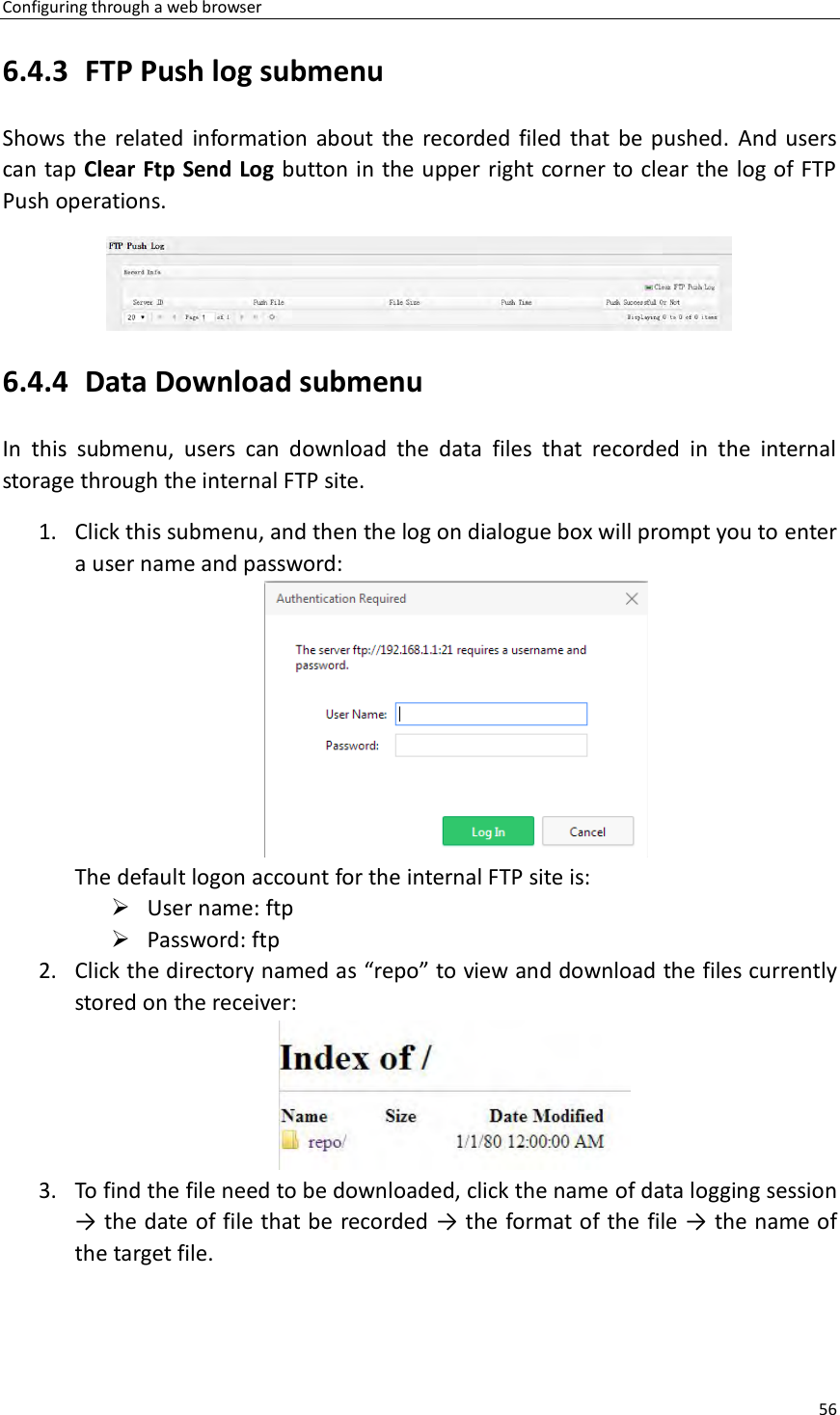 Page 56 of Huace Navigation Technology A01023 GNSS Receiver i70+ User Manual 