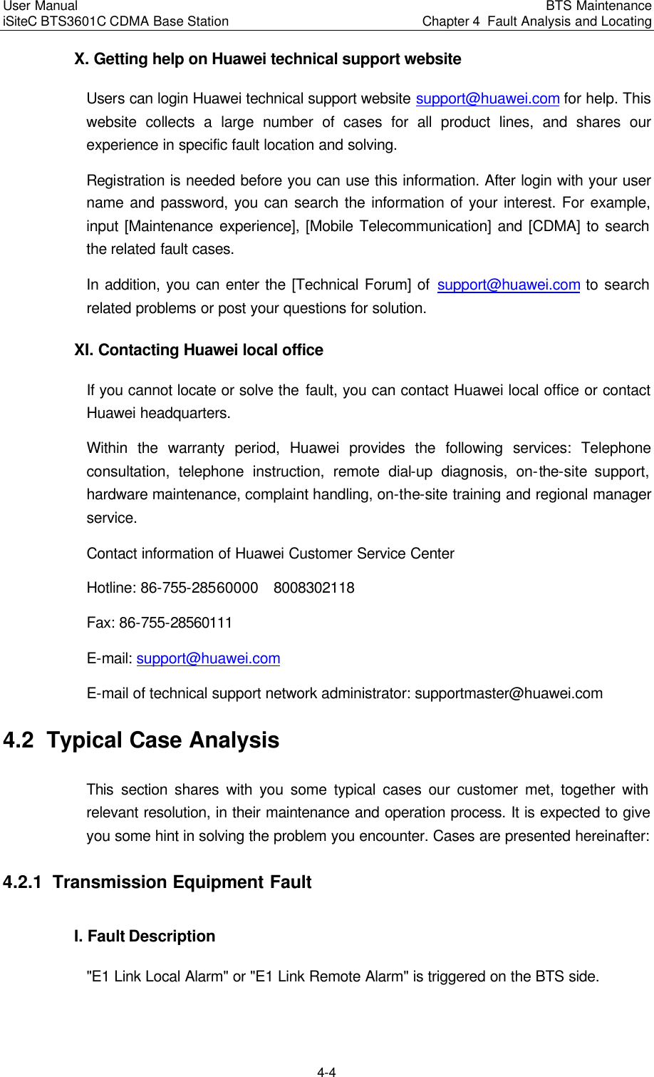 Page 115 of Huawei Technologies BTS3601C-800 CDMA Base Station User Manual 3