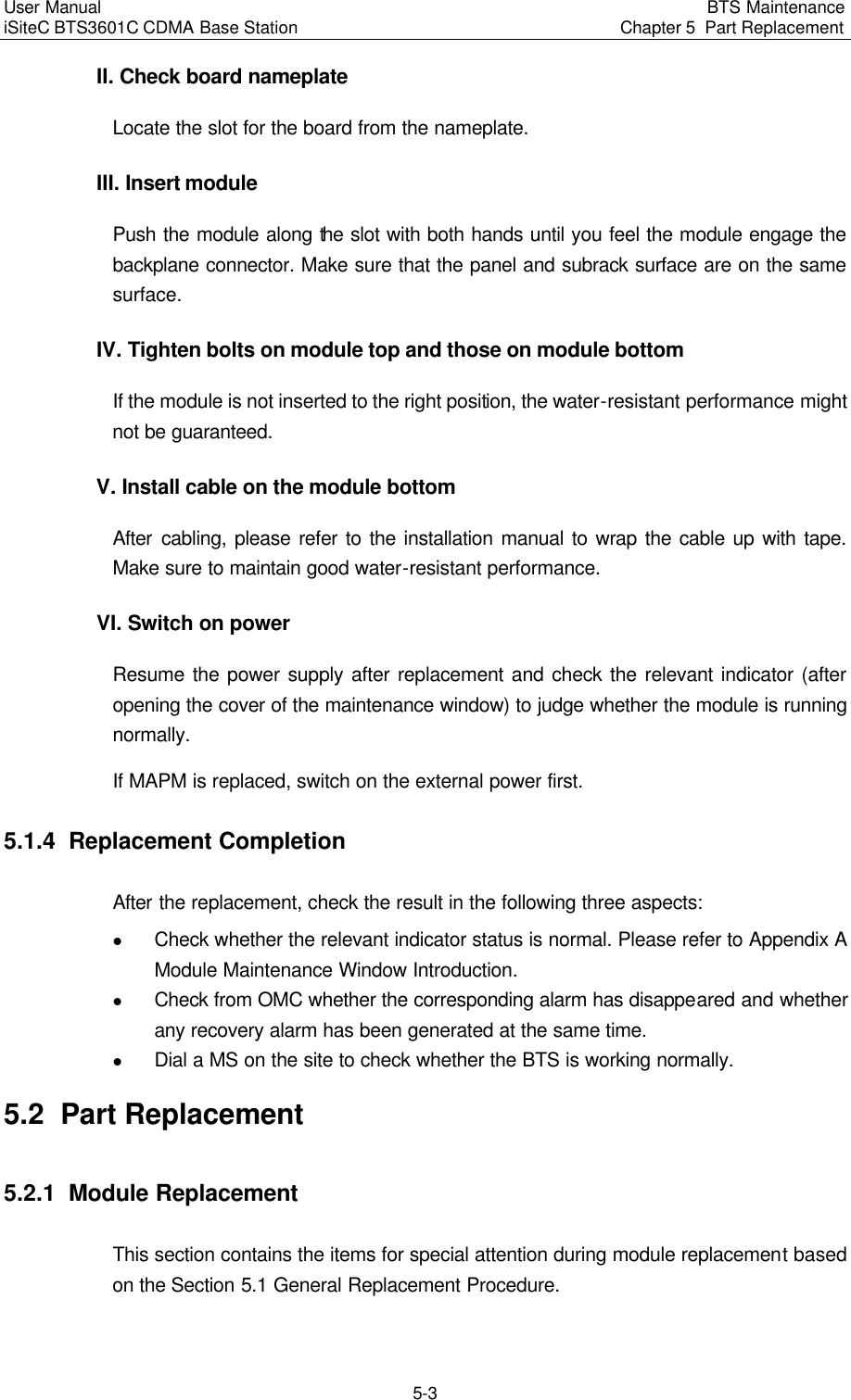 Page 127 of Huawei Technologies BTS3601C-800 CDMA Base Station User Manual 3