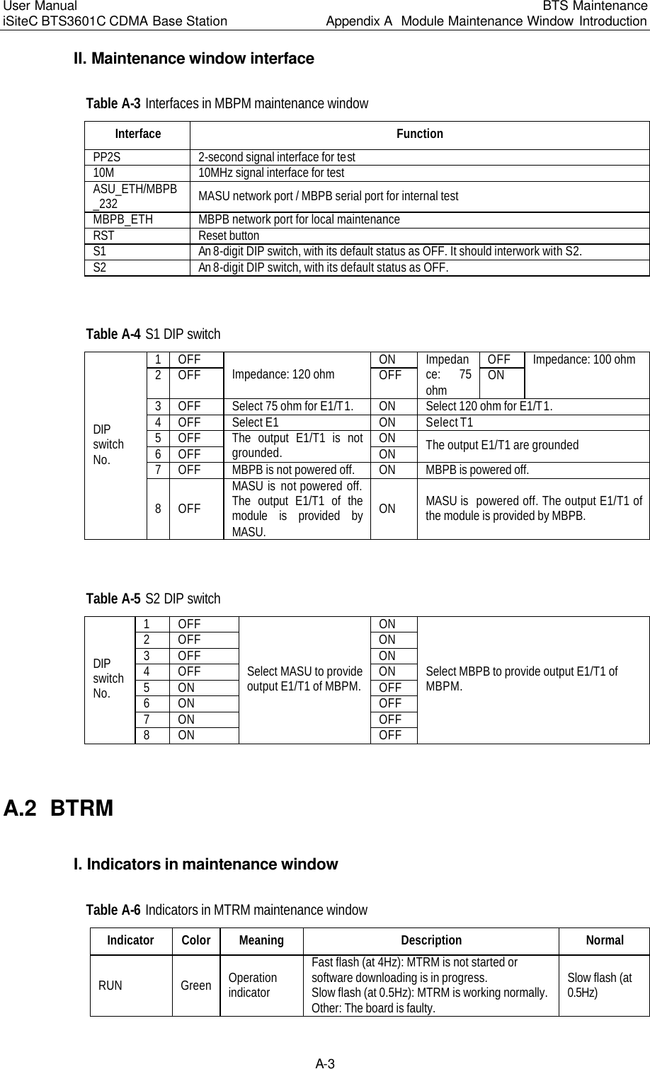 Page 132 of Huawei Technologies BTS3601C-800 CDMA Base Station User Manual 3