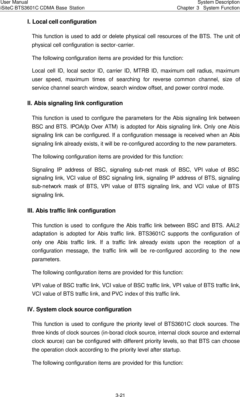 Page 43 of Huawei Technologies BTS3601C-800 CDMA Base Station User Manual 3