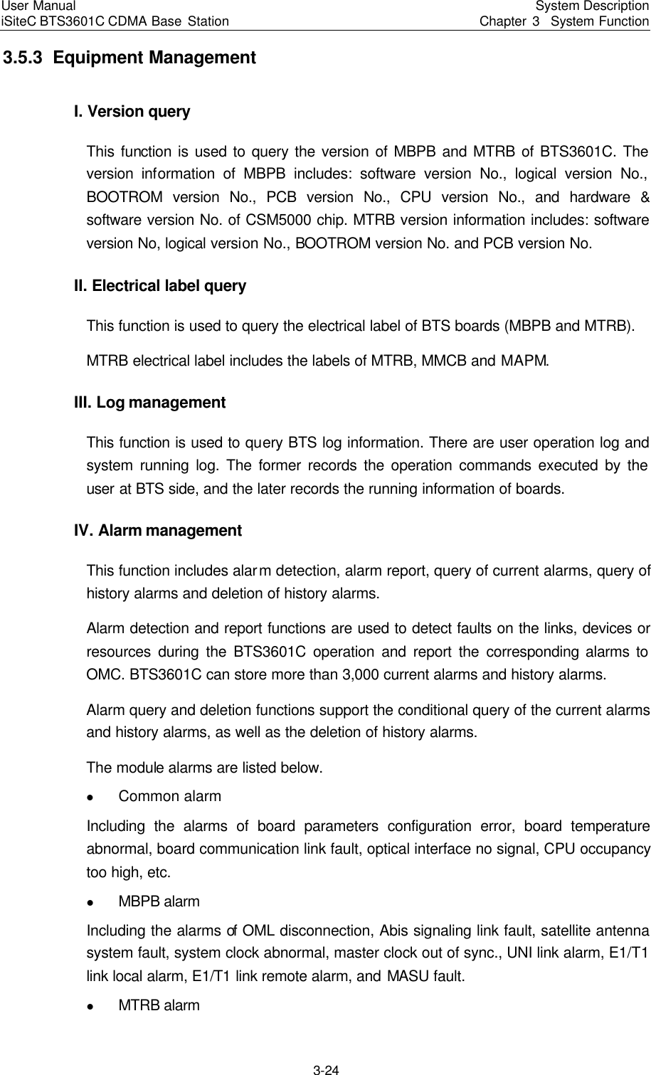 Page 46 of Huawei Technologies BTS3601C-800 CDMA Base Station User Manual 3