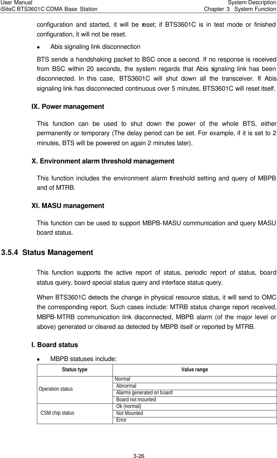 Page 48 of Huawei Technologies BTS3601C-800 CDMA Base Station User Manual 3