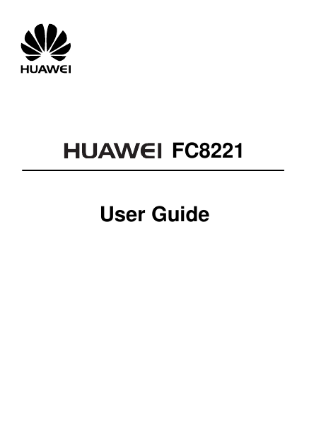       FC8221   User Guide   