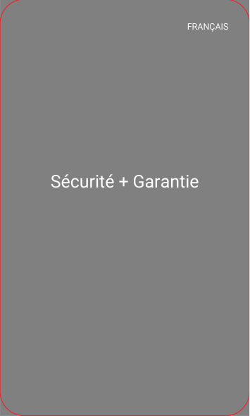 FRANÇAISSécurité + Garantie