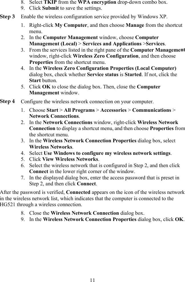 Page 16 of Huawei Technologies HG521 HOME GATEWAY User Manual
