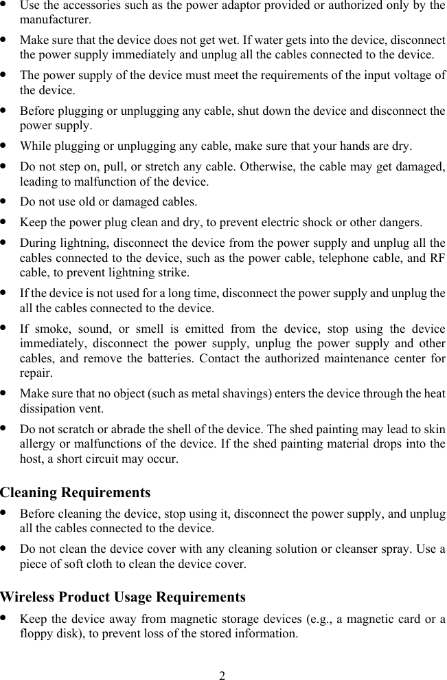 Page 7 of Huawei Technologies HG521 HOME GATEWAY User Manual