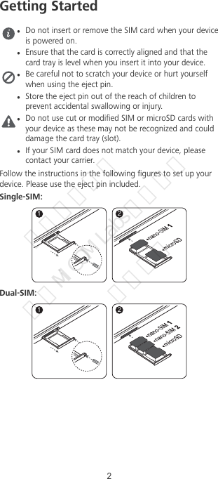 Page 3 of Huawei Technologies JAT-LX3 Smart phone User Manual JAT LX3 