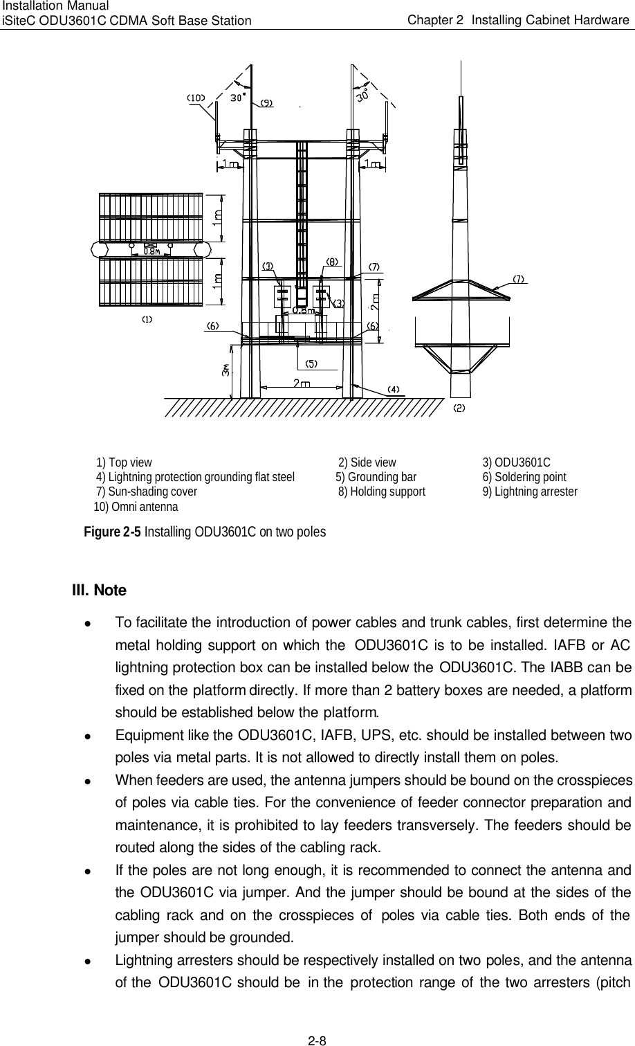 Page 50 of Huawei Technologies ODU3601C-800 CDMA Base Station User Manual 1