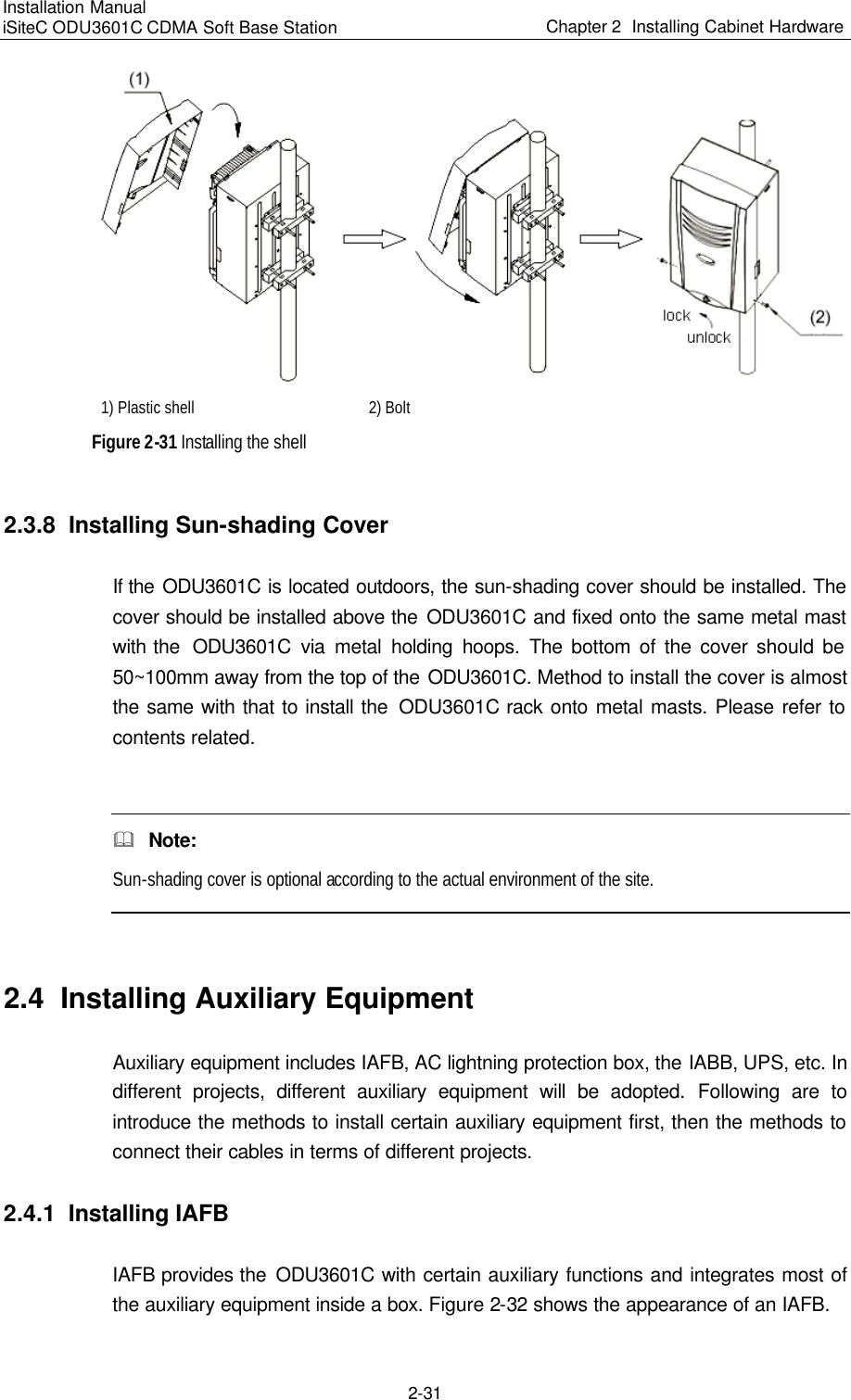 Page 73 of Huawei Technologies ODU3601C-800 CDMA Base Station User Manual 1