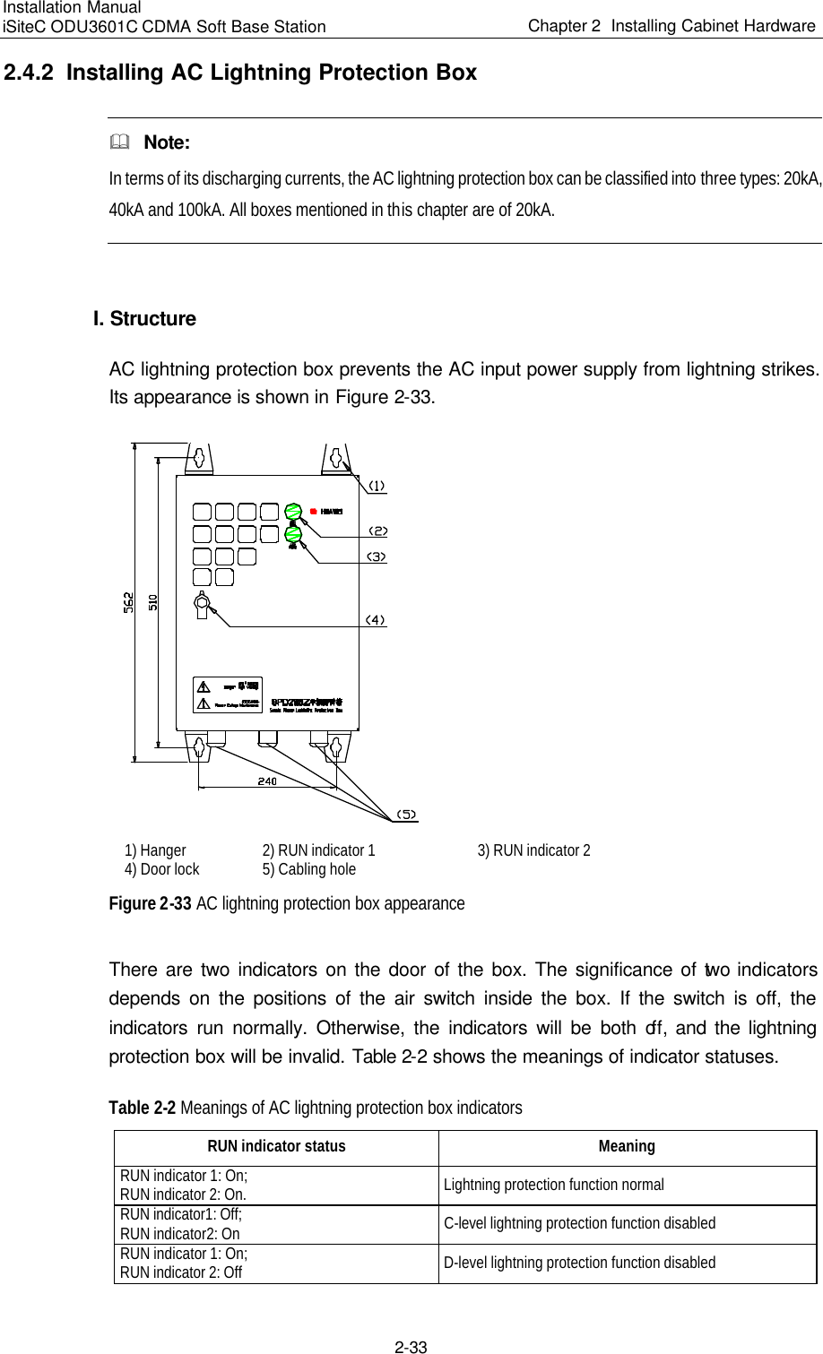 Page 75 of Huawei Technologies ODU3601C-800 CDMA Base Station User Manual 1
