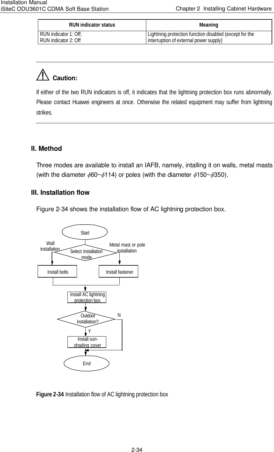 Page 76 of Huawei Technologies ODU3601C-800 CDMA Base Station User Manual 1