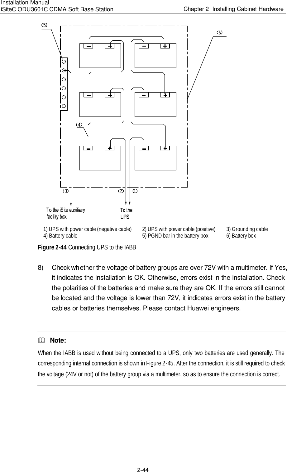 Page 86 of Huawei Technologies ODU3601C-800 CDMA Base Station User Manual 1