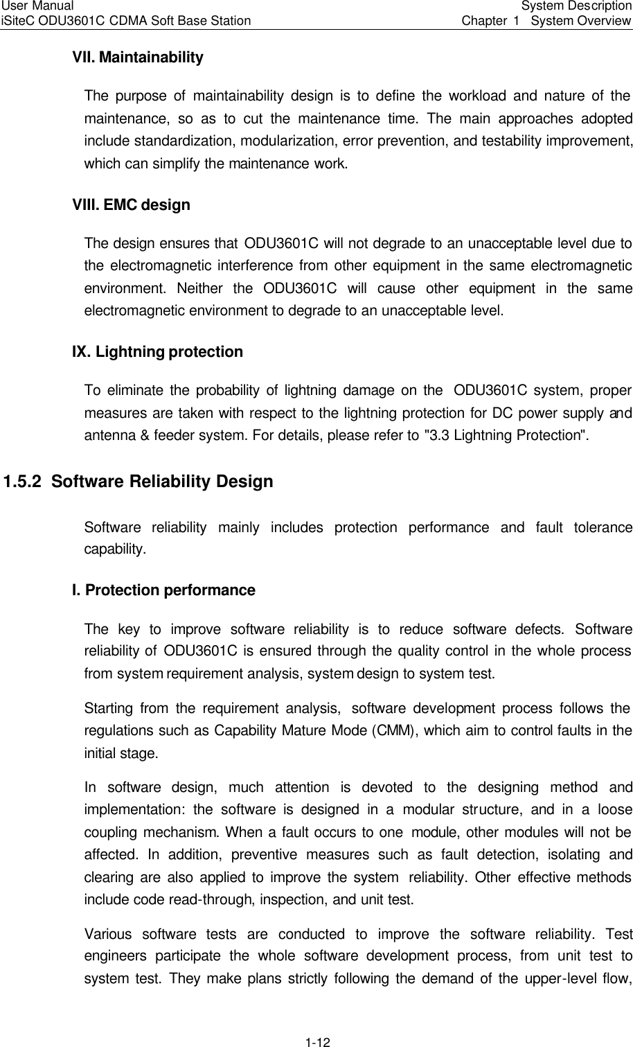 Page 15 of Huawei Technologies ODU3601C-800 CDMA Base Station User Manual 2