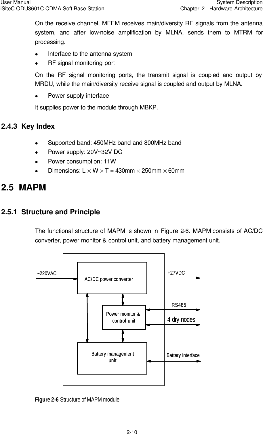 Page 26 of Huawei Technologies ODU3601C-800 CDMA Base Station User Manual 2