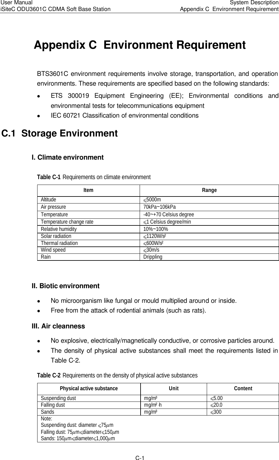 Page 62 of Huawei Technologies ODU3601C-800 CDMA Base Station User Manual 2