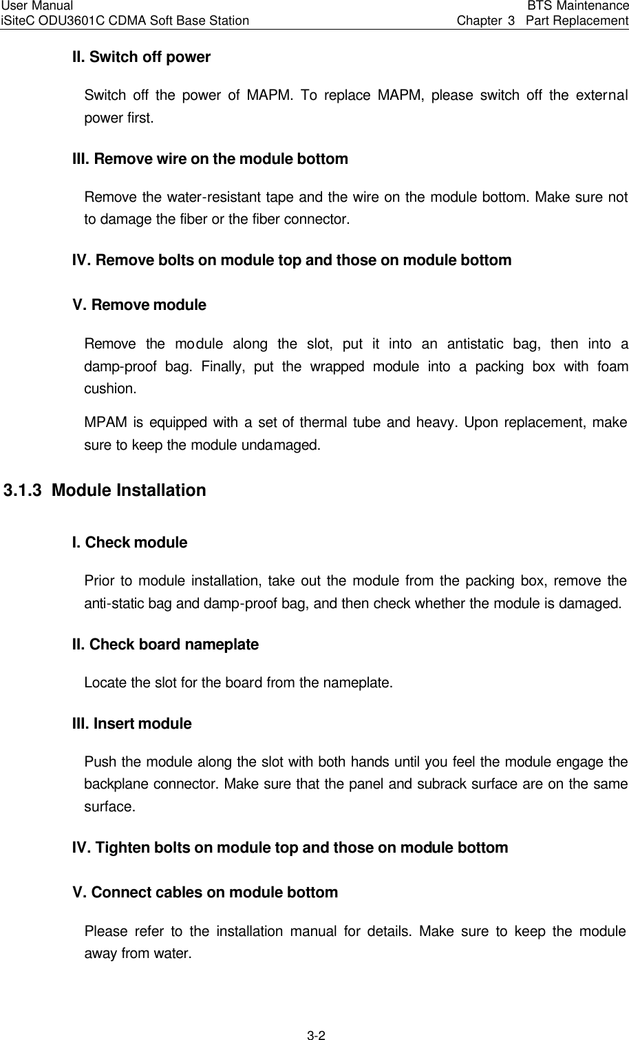 Page 93 of Huawei Technologies ODU3601C-800 CDMA Base Station User Manual 2