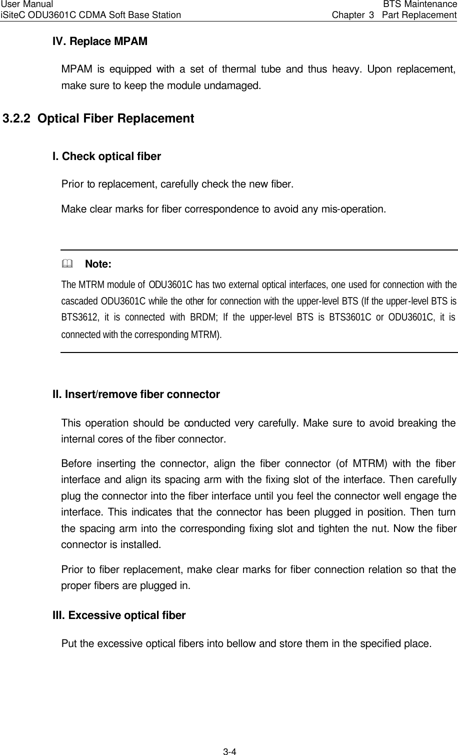 Page 95 of Huawei Technologies ODU3601C-800 CDMA Base Station User Manual 2