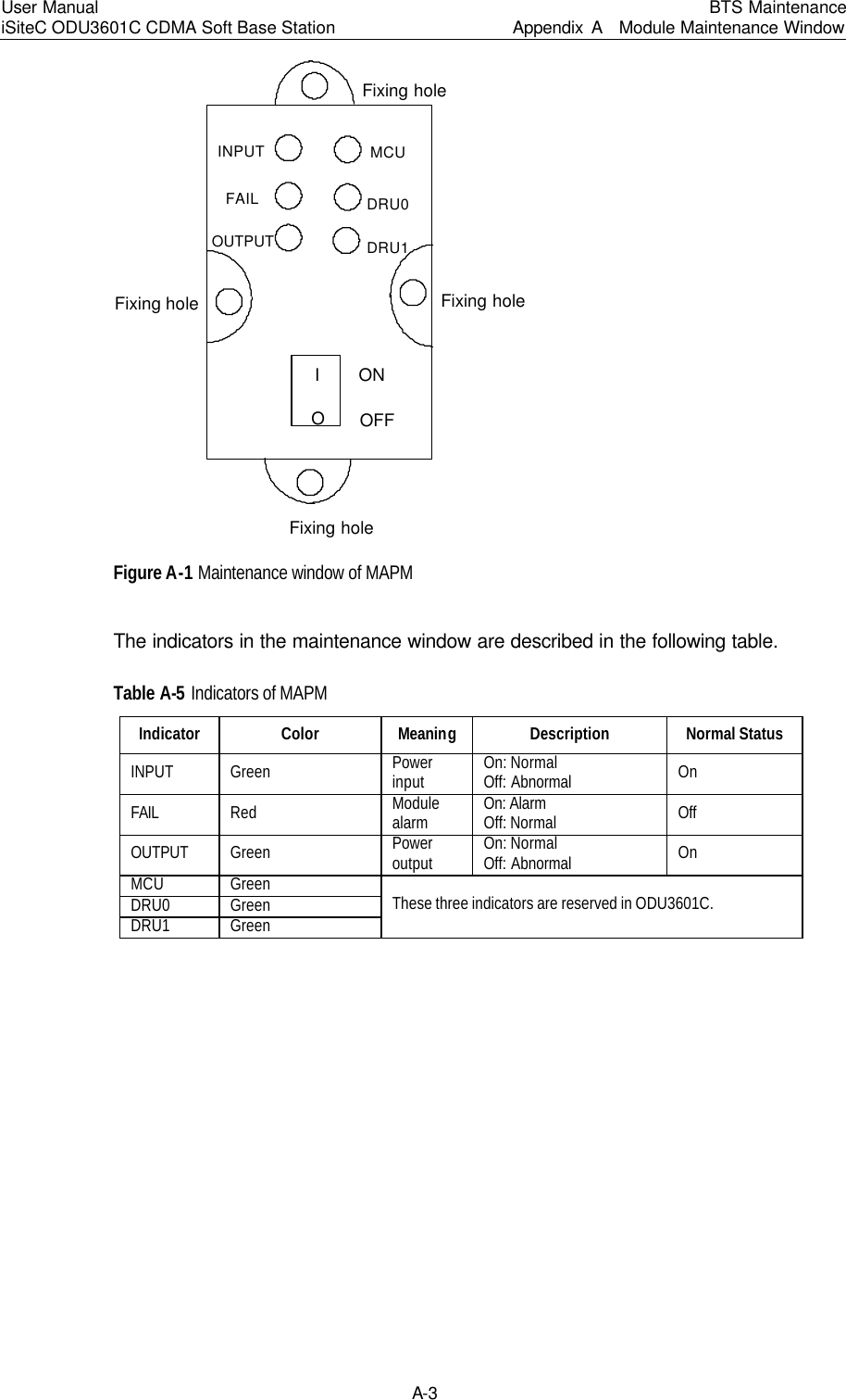Page 98 of Huawei Technologies ODU3601C-800 CDMA Base Station User Manual 2
