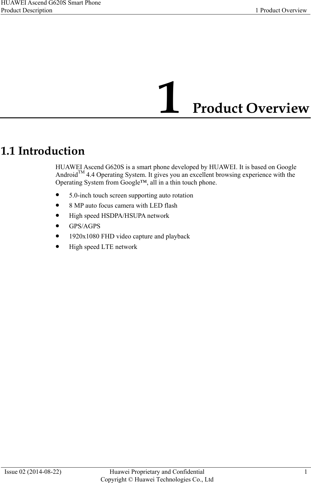 Huawei Ascend G6s Mobile Phone Product Description V100r001 02 En Normal L03 Descripcion Del Producto Ingles