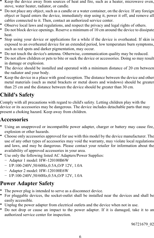 Page 6 of 10 - Huawei  HG532s Home Gateway Quick Start 02 EN Ireland O2
