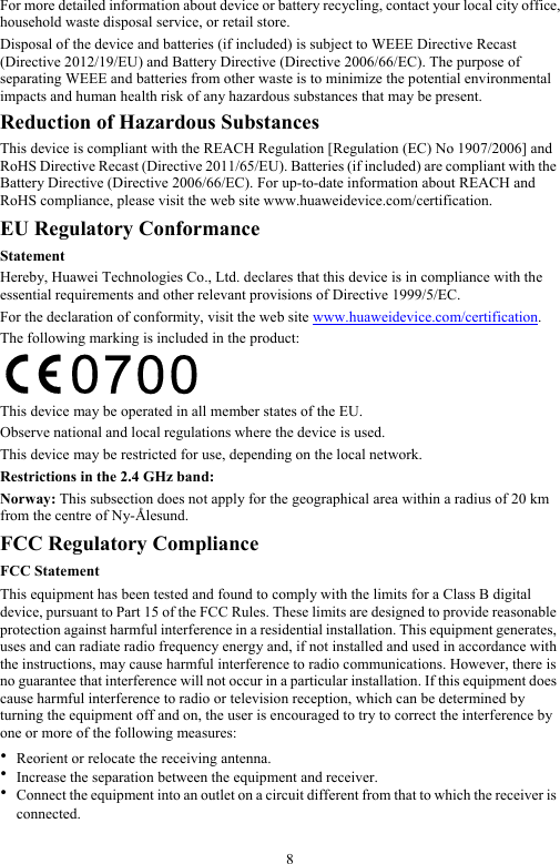 Page 8 of 10 - Huawei  HG532s Home Gateway Quick Start 02 EN Ireland O2