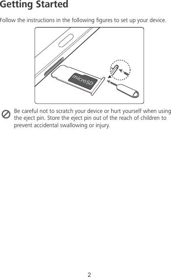 Page 3 of 10 - Huawei  Media Pad M5 Quick Start Guide-(01,en,US,CMR-W09)