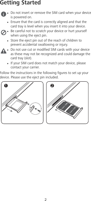 Page 3 of 10 - Huawei  P20 Pro Quick Start Guide (CLT-AL00, EMUI8.0, 01, English, India, Normal)