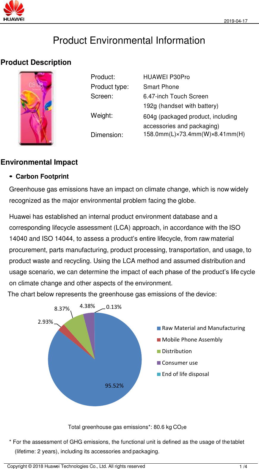 Huawei Hw Pei P30 Pro