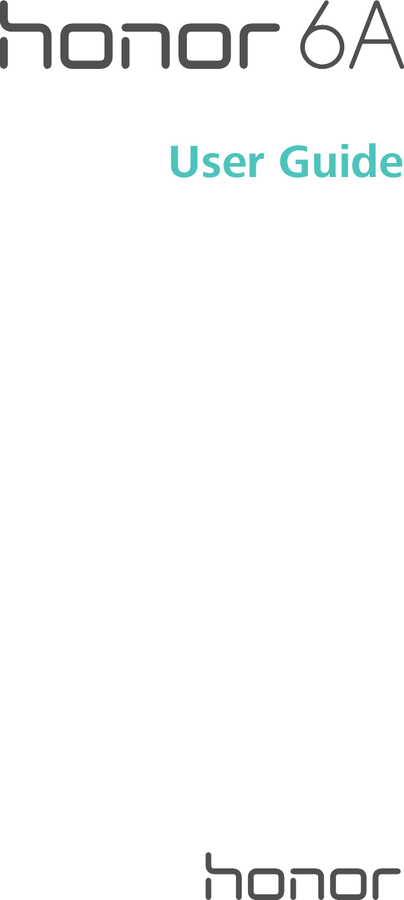 Huawei Dli L22 Honor 6a User Guide Dli L22 01 Uk
