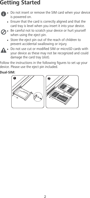 Page 3 of 10 - Huawei  Honor 9N Quick Start Guide (LLD-AL20,01,en,India,EMUI8.0,Dual,SI,L)