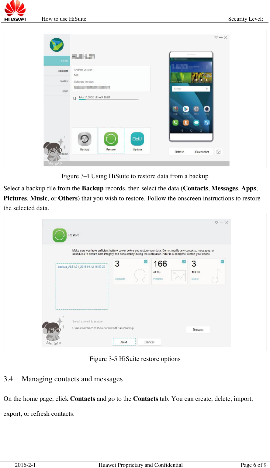 Page 6 of 9 - Huawei  How To Use Hi Suite