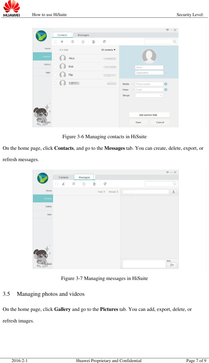 Page 7 of 9 - Huawei  How To Use Hi Suite