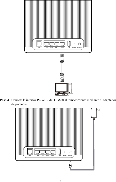 Page 3 of 6 - Huawei Huawei-Hg620-Quick-Start-Guide