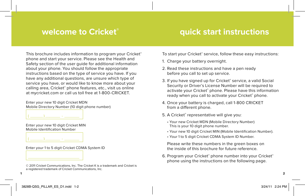 Page 2 of 9 - Huawei Huawei-M615-Quick-Start-Guide