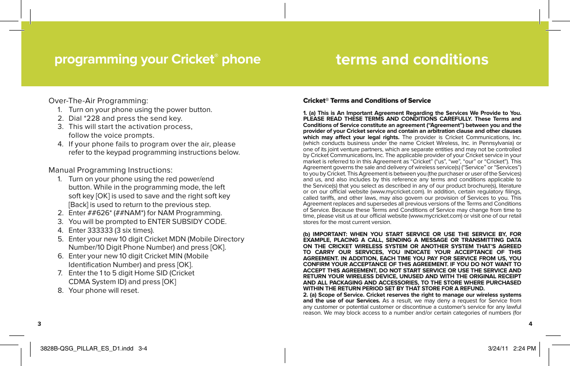 Page 3 of 9 - Huawei Huawei-M615-Quick-Start-Guide