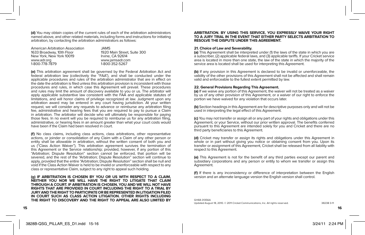 Page 9 of 9 - Huawei Huawei-M615-Quick-Start-Guide